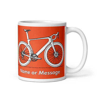 Sir Velo Bicycle Mug – Custom Cyclist Coffee Cup