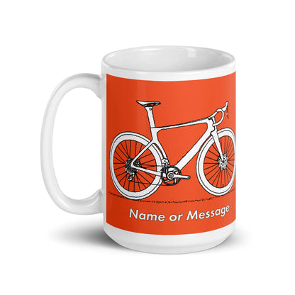 Sir Velo Bicycle Mug – Custom Cyclist Coffee Cup