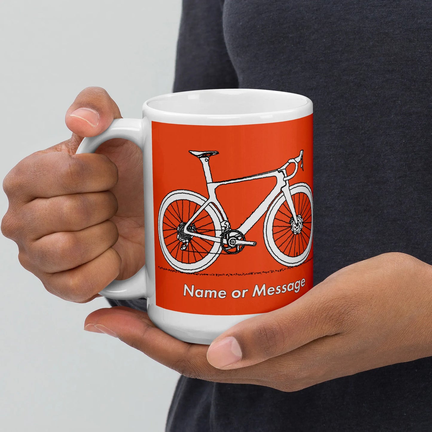 Sir Velo Bicycle Mug – Custom Cyclist Coffee Cup
