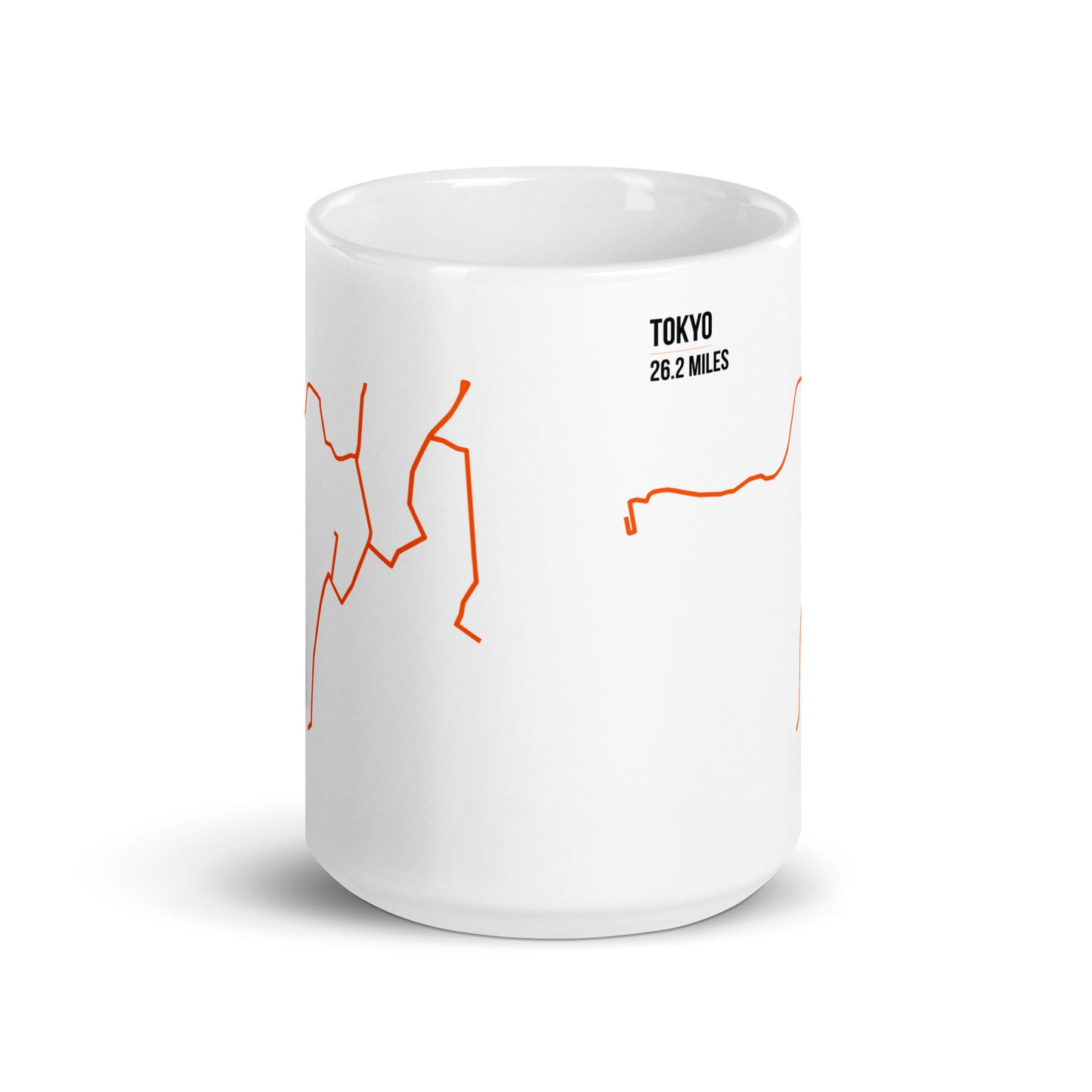 Tokyo 26.2 Miles – Running Route Coffee Mug