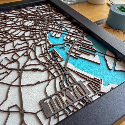 Tokyo City Map – Mini Edition (13 × 18 cm)