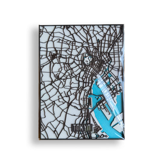 Tokyo City Map – Mini Edition (13 × 18 cm)