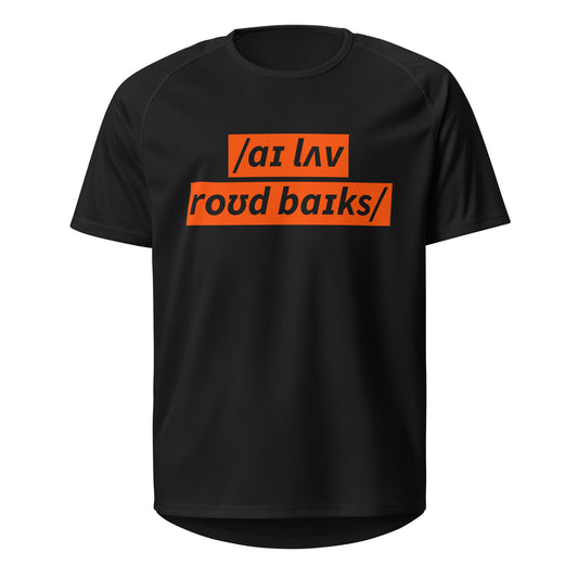 I Love Road Bikes – Cycling Sports Jersey (Adult)