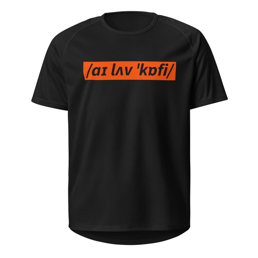 I Love Coffee – Phonetic Cycling Sports Jersey (Adult)