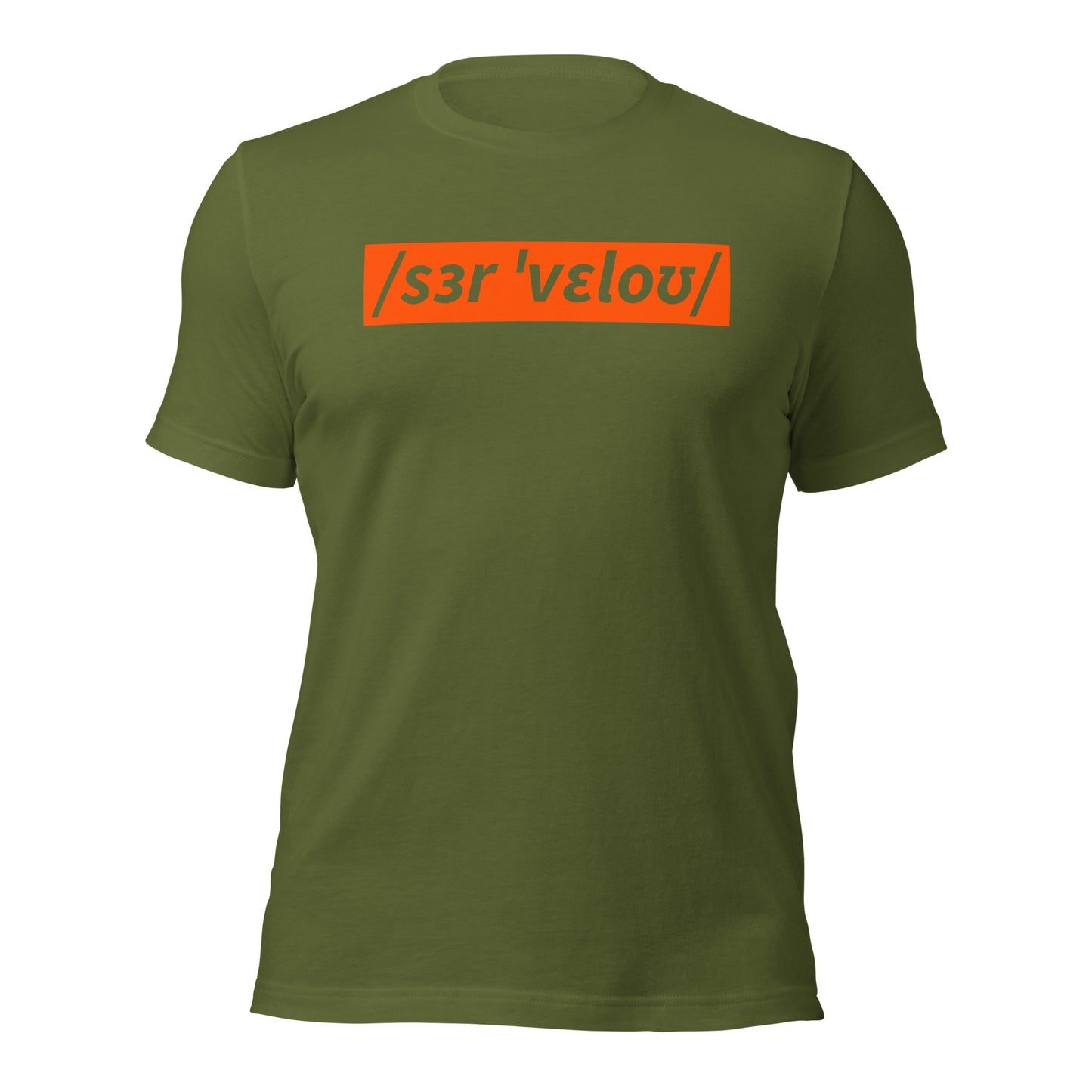 Sir Velo Bicycle T-Shirt, Adult Cyclist, Phonetic Spelling