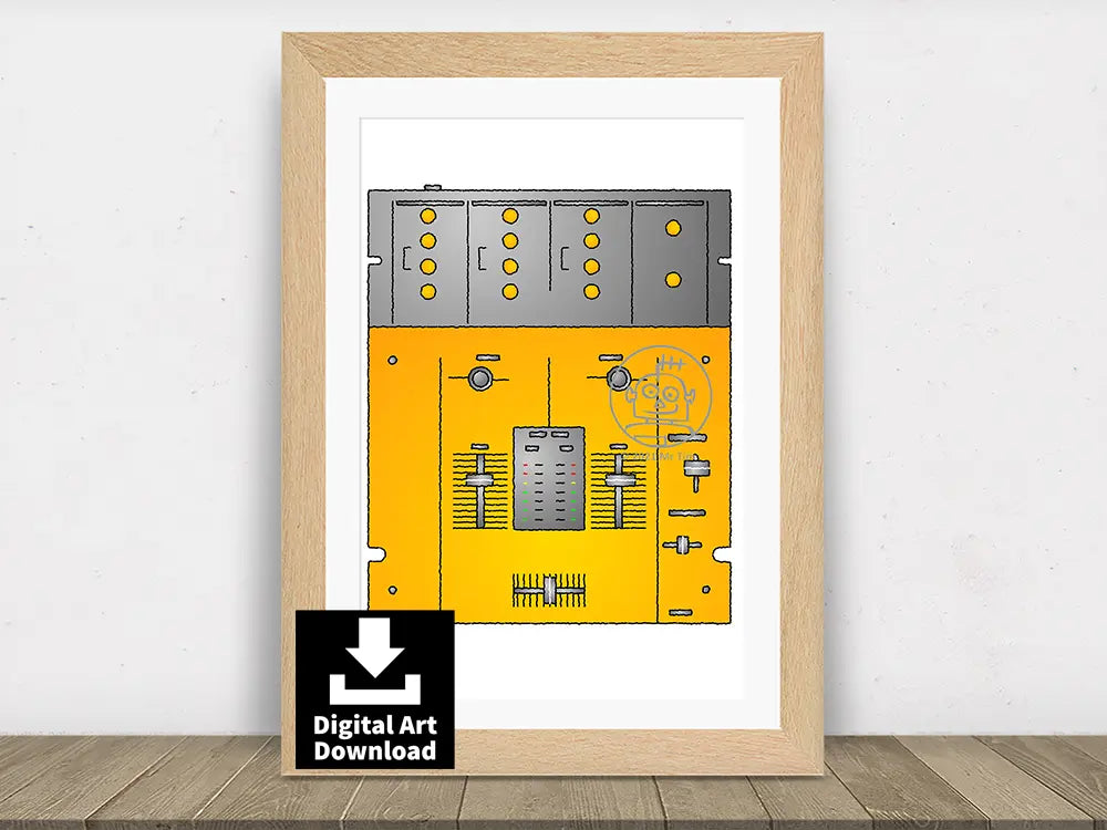 Vestax PMC-05 Pro2 DJミキサー – デジタルイラストダウンロード (E042)