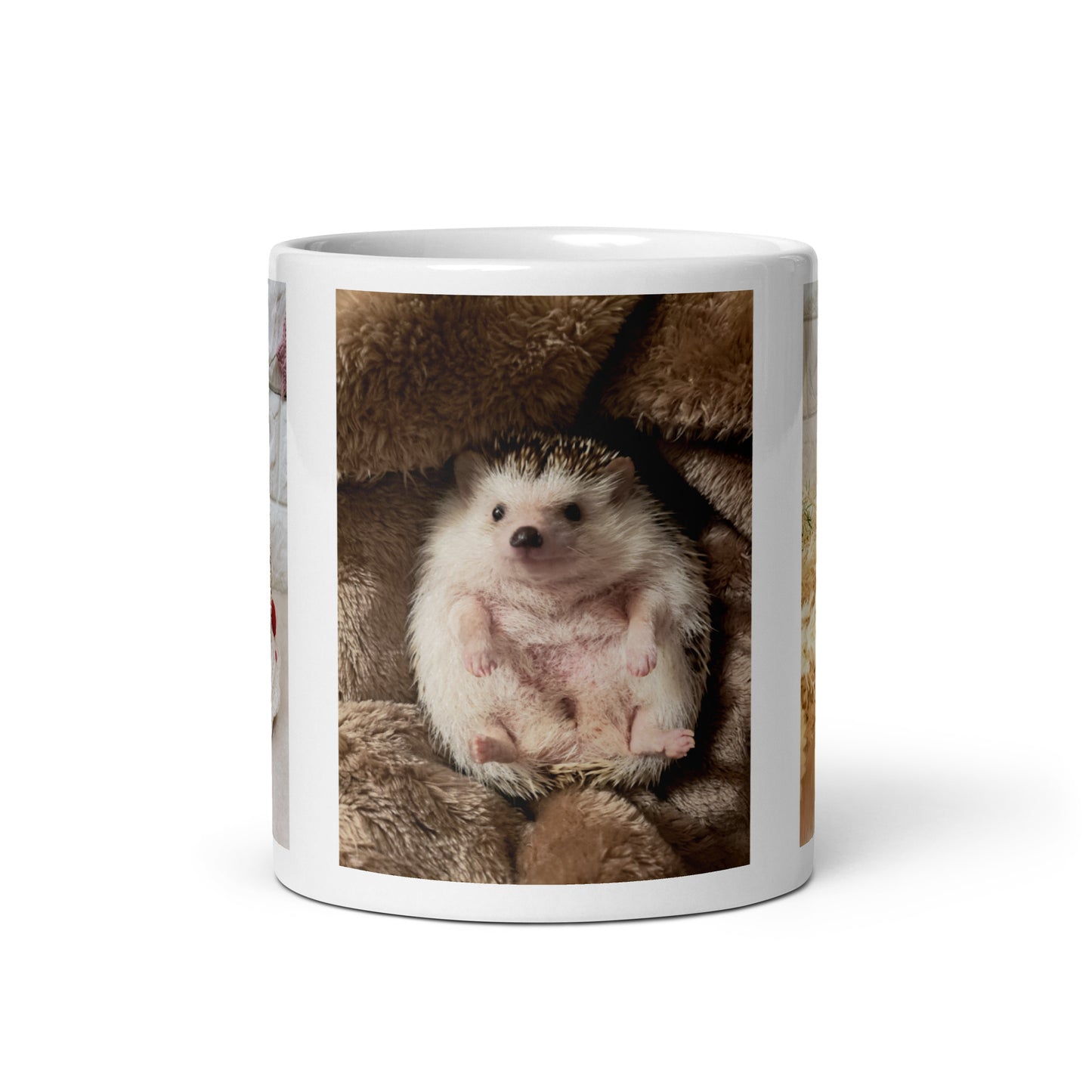 Hedgehog Mug. Handmade Haridome Sleeping Bag by Hanavey Haridomeya