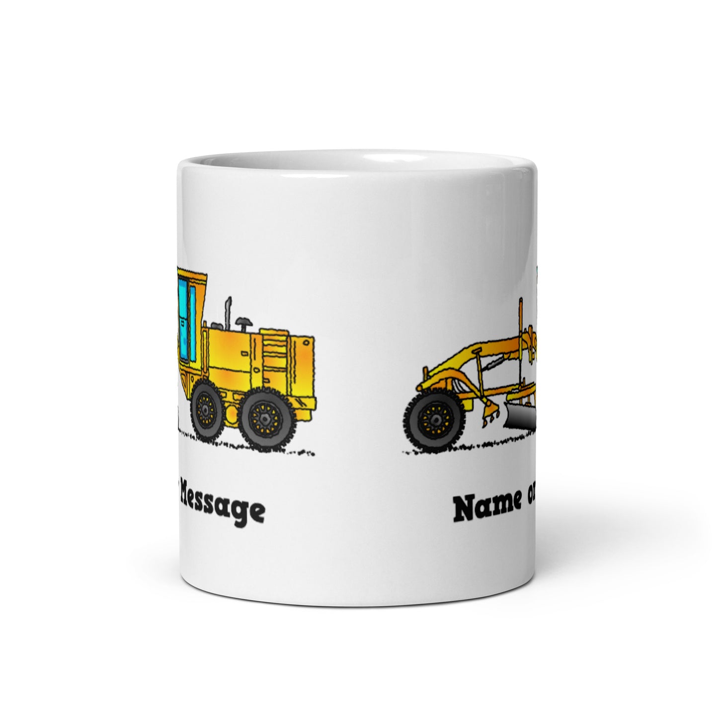 Personalized Yellow Grader Mug