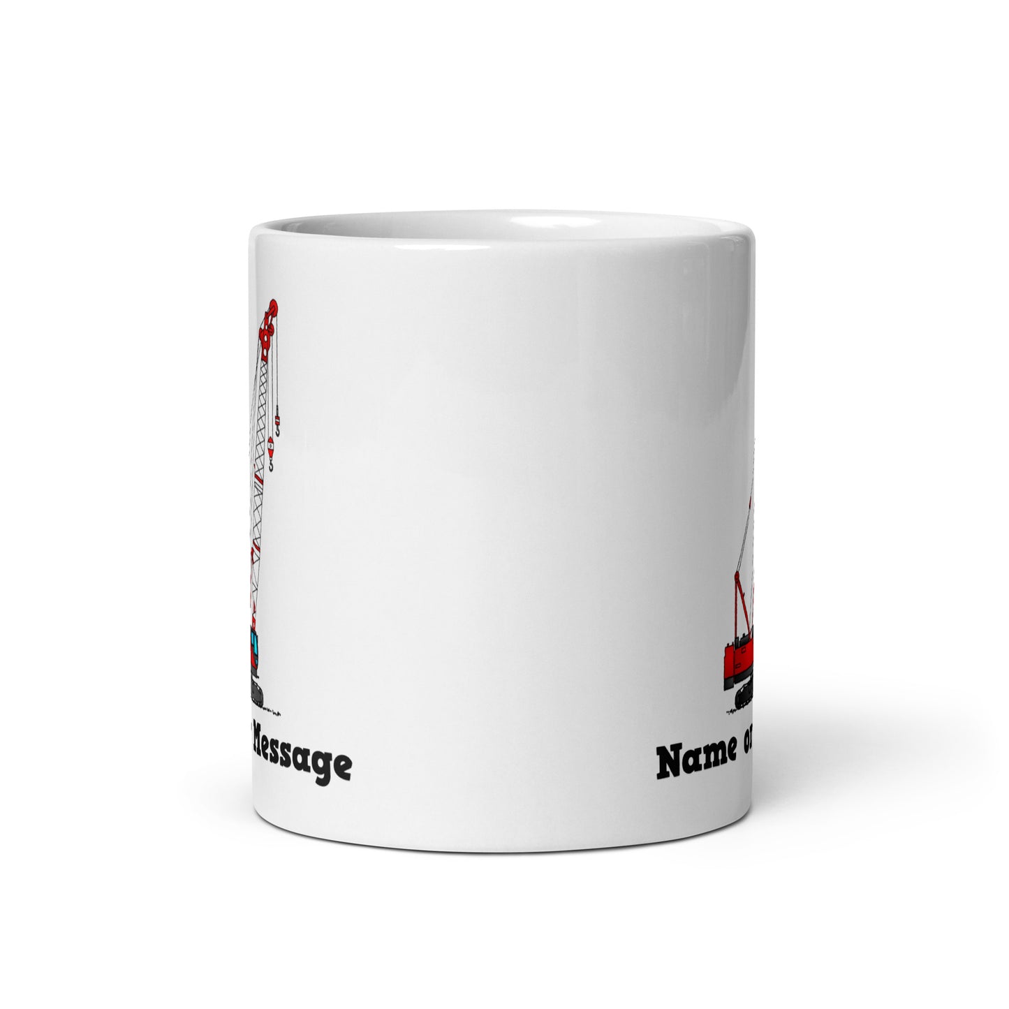 Personalized Red Crawler Crane Mug