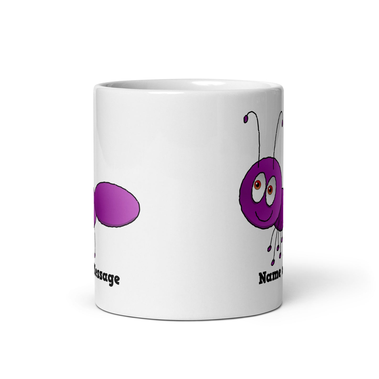 Personalized Purple Ant Mug