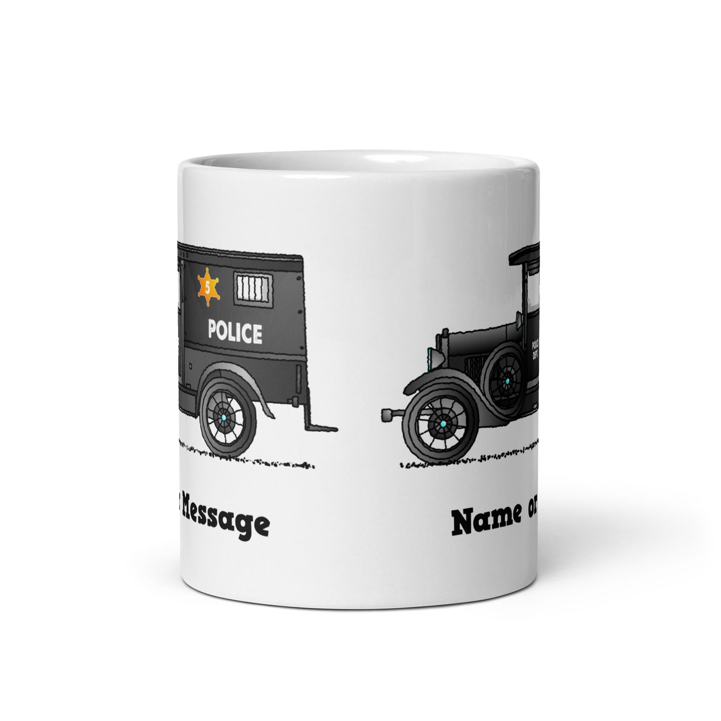 Personalized Police Paddy Wagon Mug