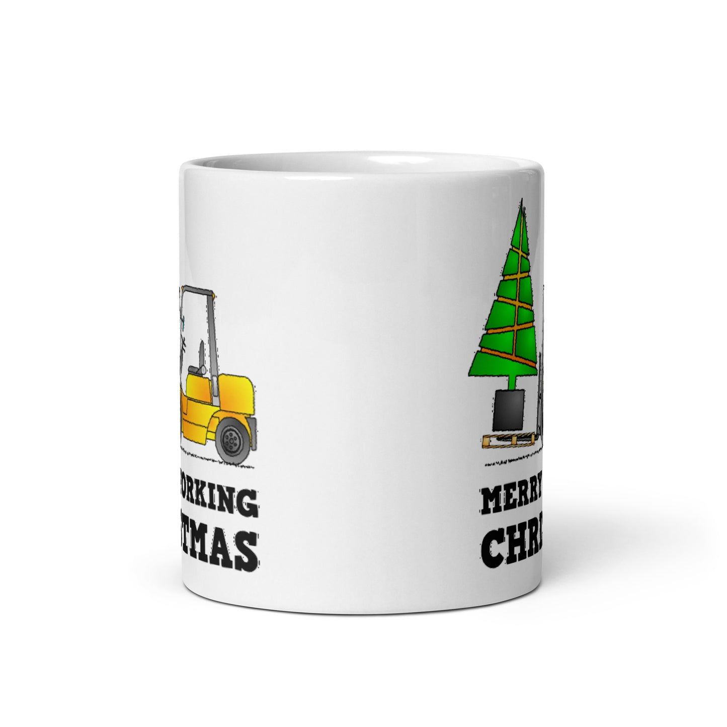 Merry Forking Christmas Mug