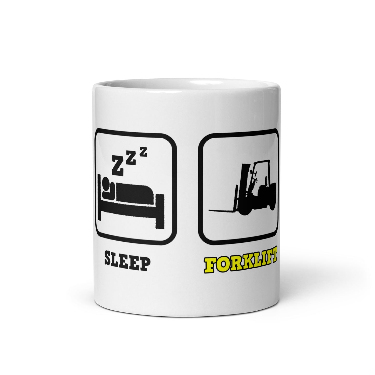 Eat Sleep Forklift Repeat Mug