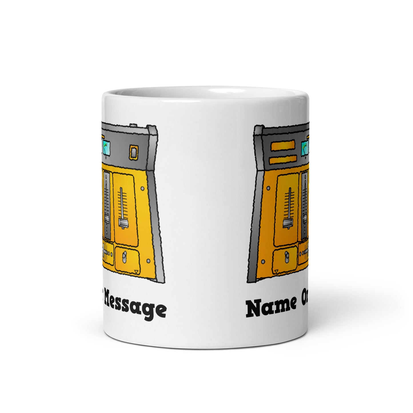 Personalised Gold DJ Mixer Mug