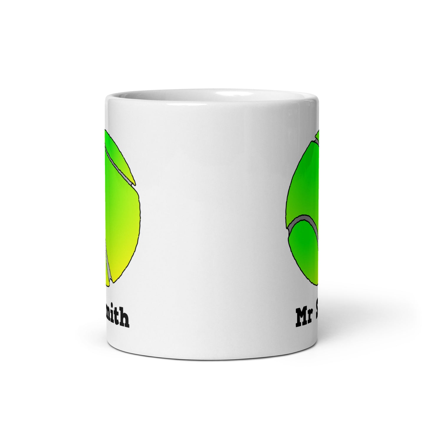 Personalized Tennis Balls Mug - Custom Gift for Tennis Players and Coaches