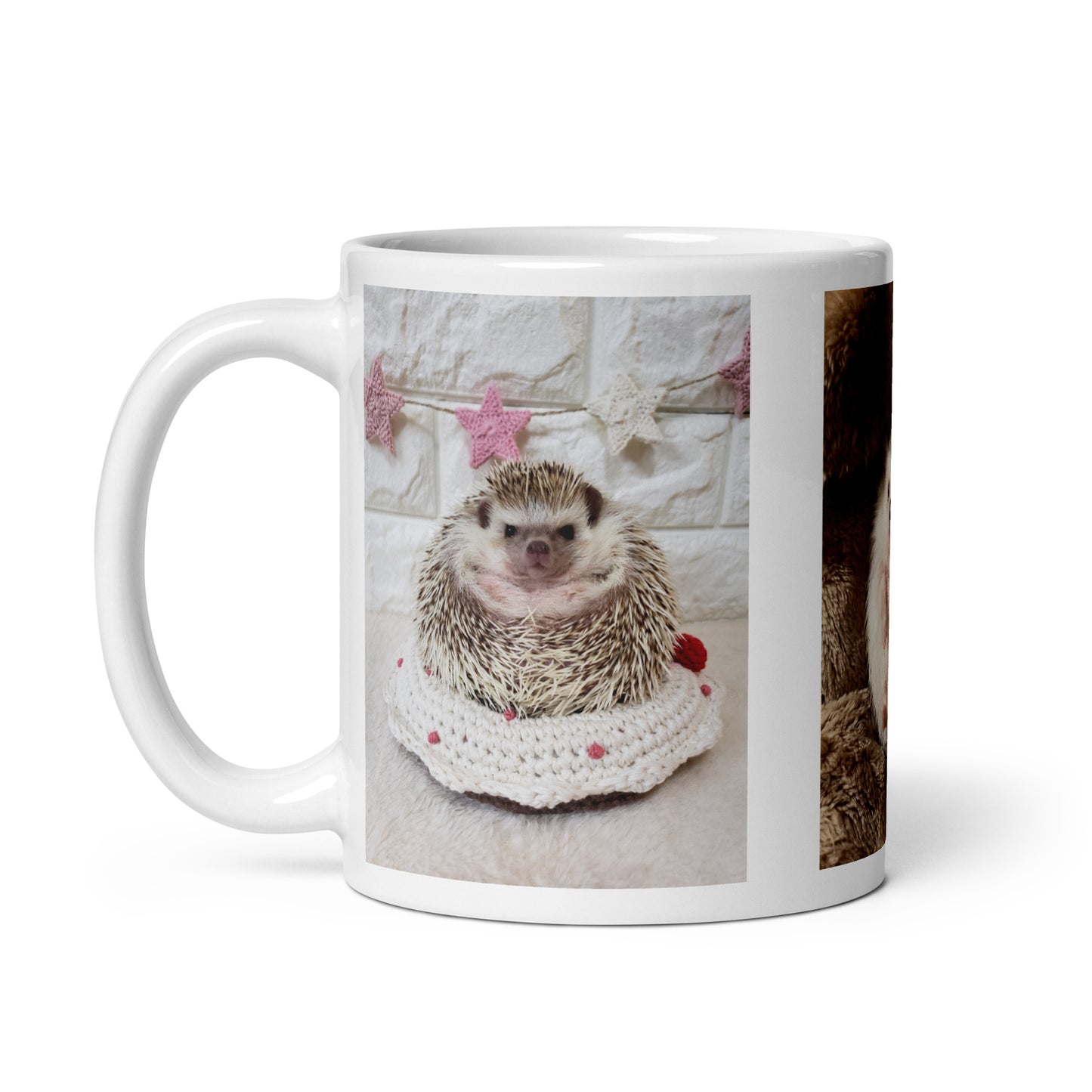 Hedgehog Mug. Handmade Haridome Sleeping Bag by Hanavey Haridomeya