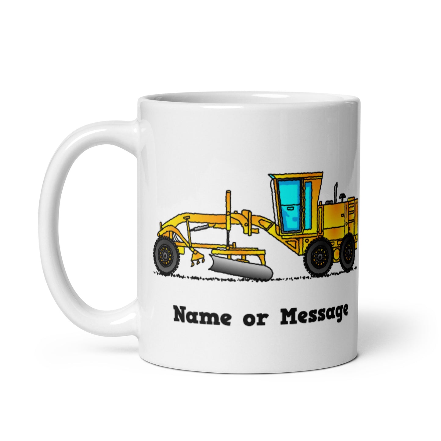 Personalized Yellow Grader Mug