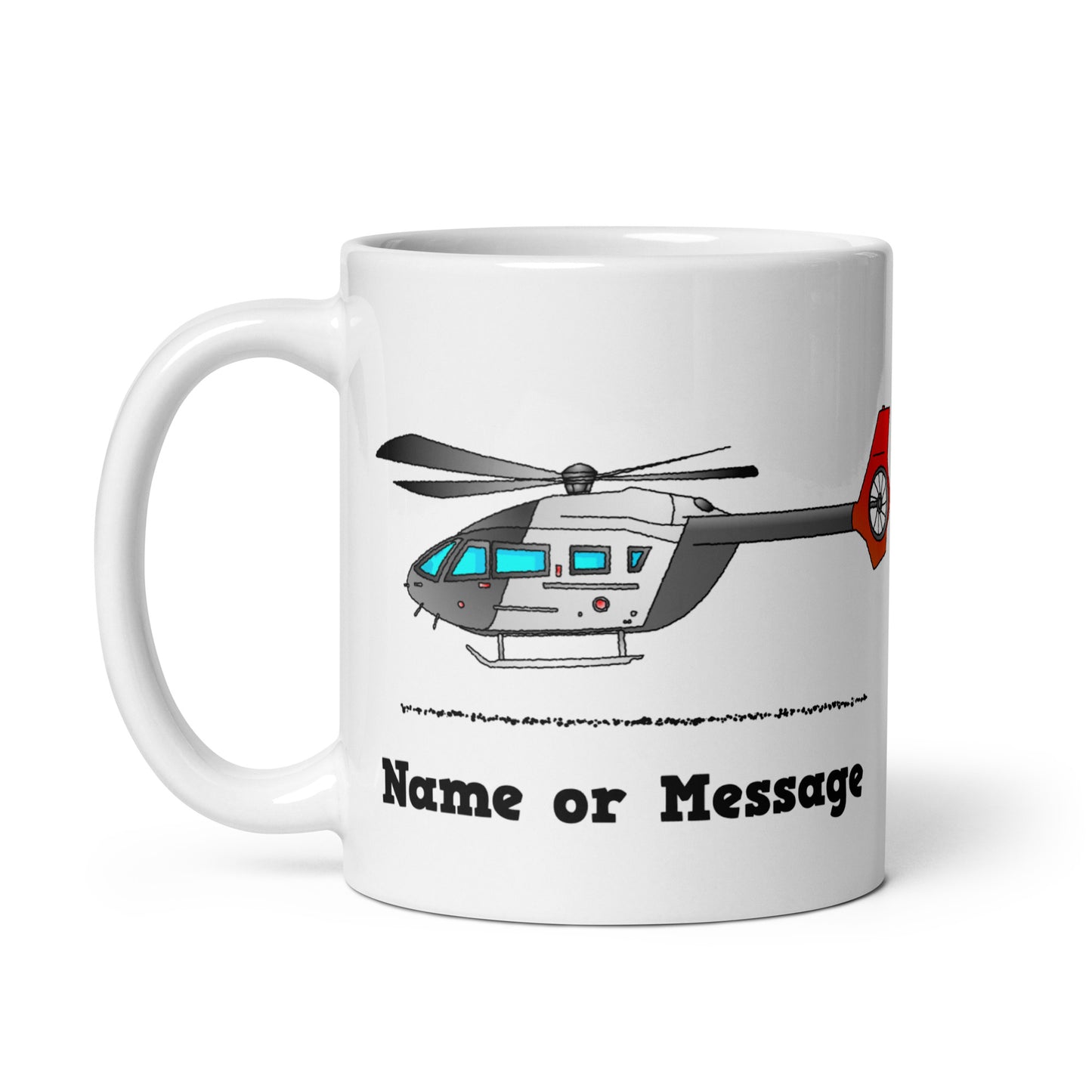 Personalized Police Helicopter Mug