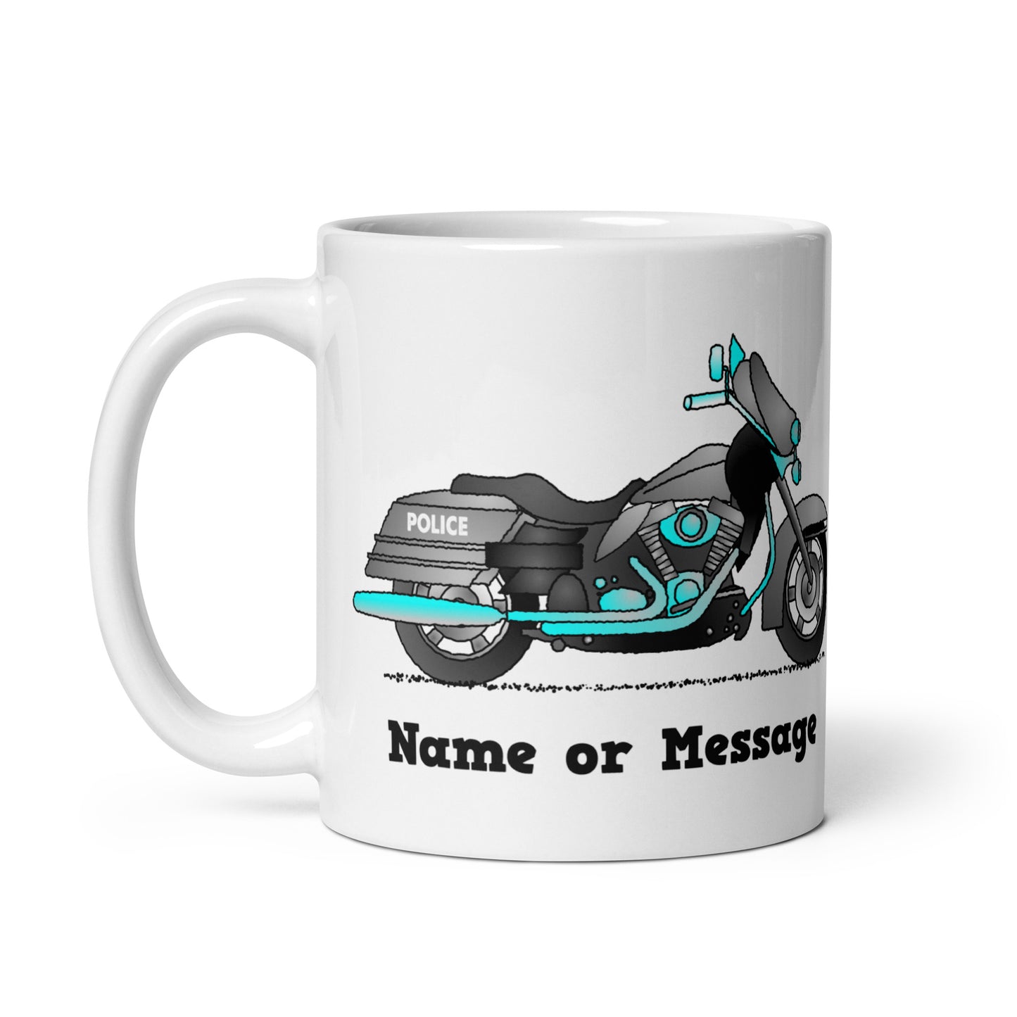 Personalized Police Motorbike Mug