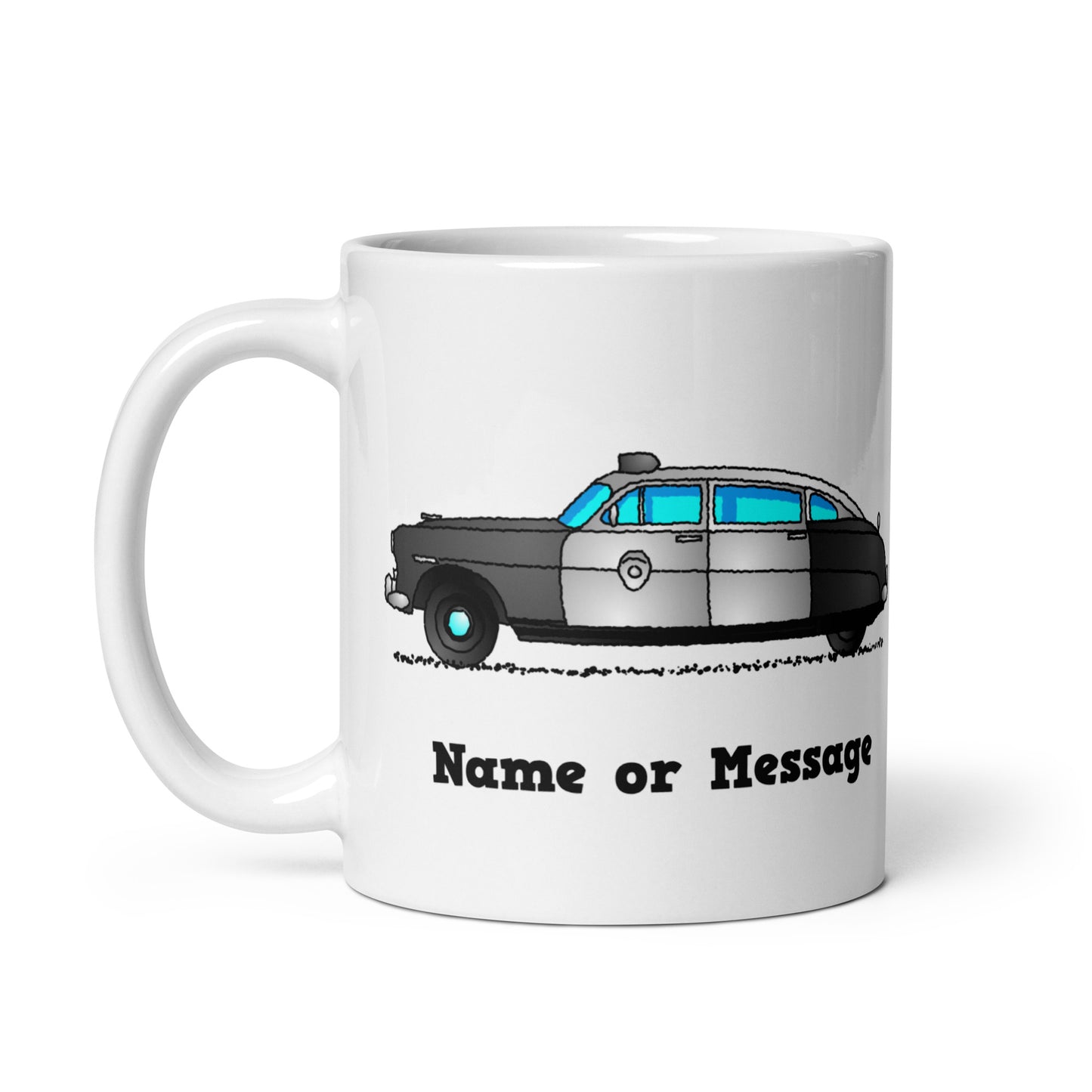 Personalized Classic American Police Vehicle Mug