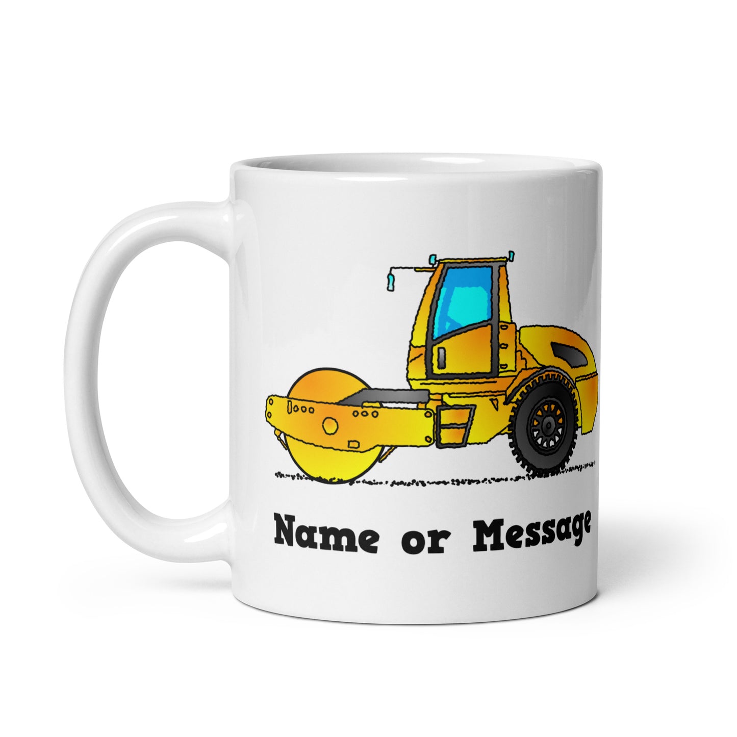 Personalized Yellow Compact Roller Mugs