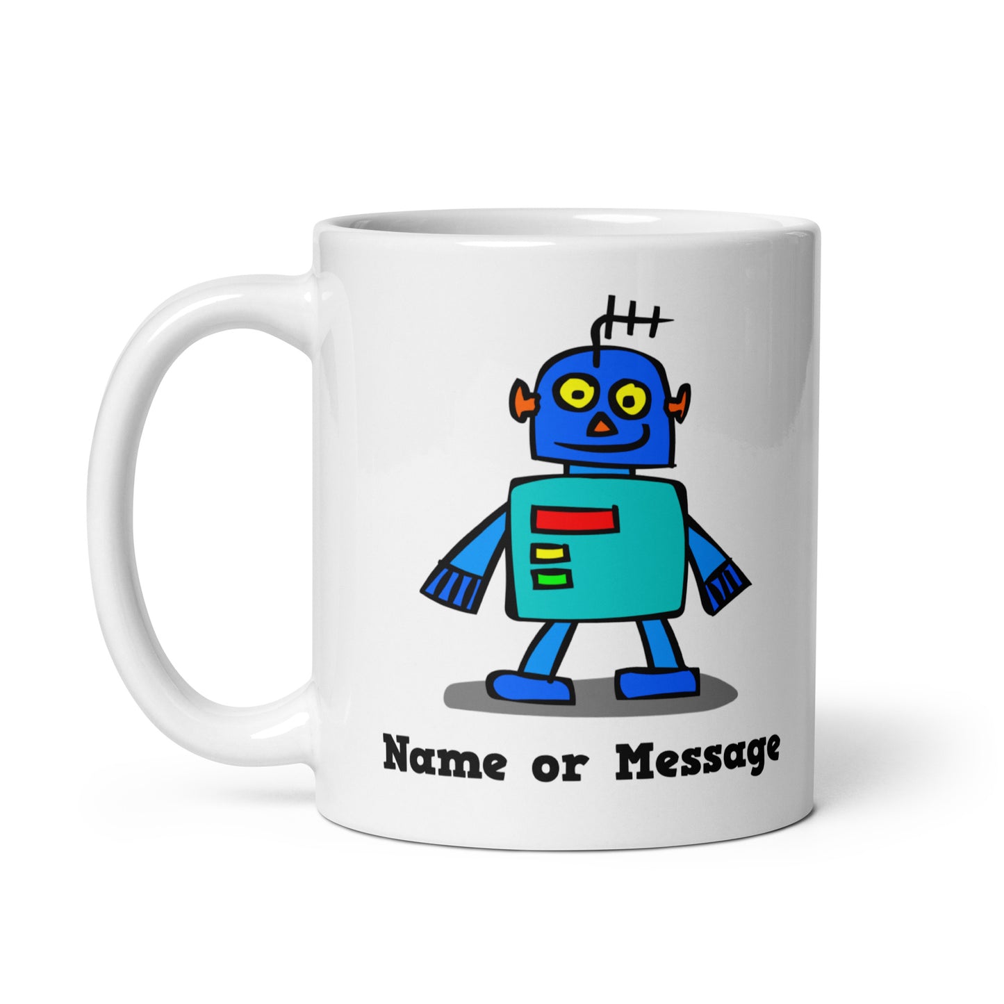 Personalized, The Magic Crayons Robots Mug