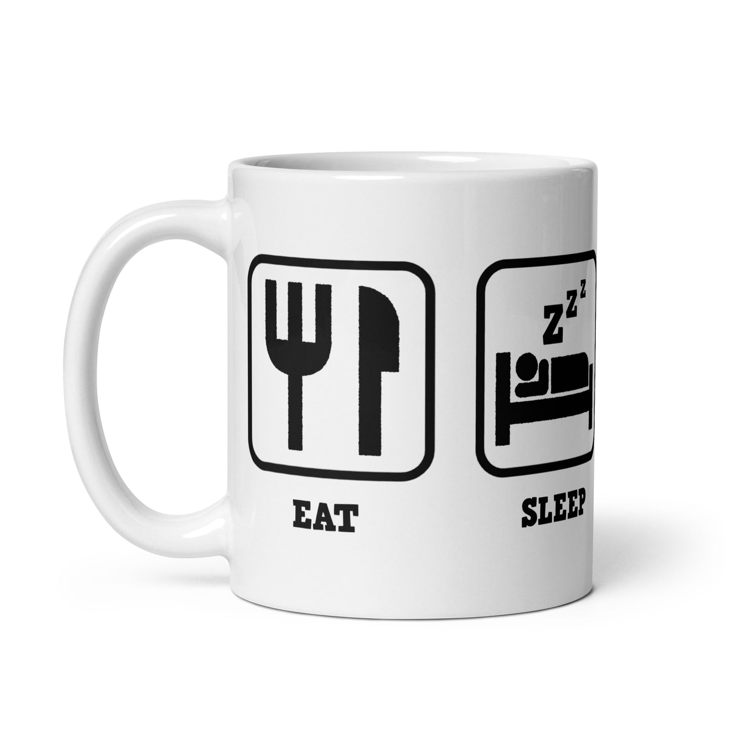 Eat Sleep Forklift Repeat Mug