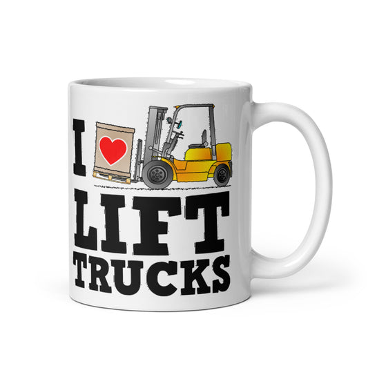 I Love Forklift Trucks Mug M044