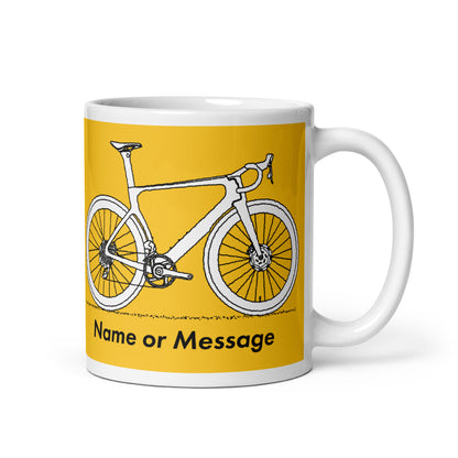 Sir Velo Bicycle Mug – Custom Cyclist Coffee Cup