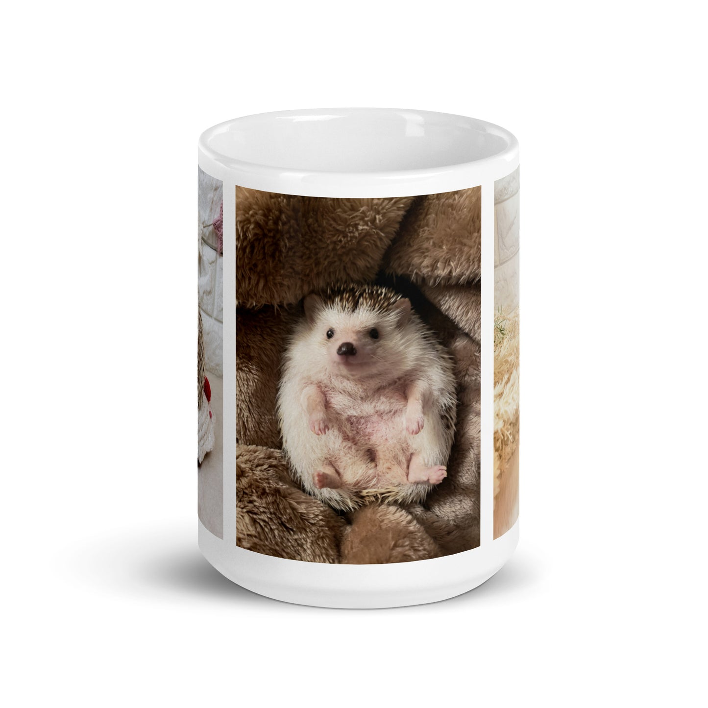 Hedgehog Mug. Handmade Haridome Sleeping Bag by Hanavey Haridomeya