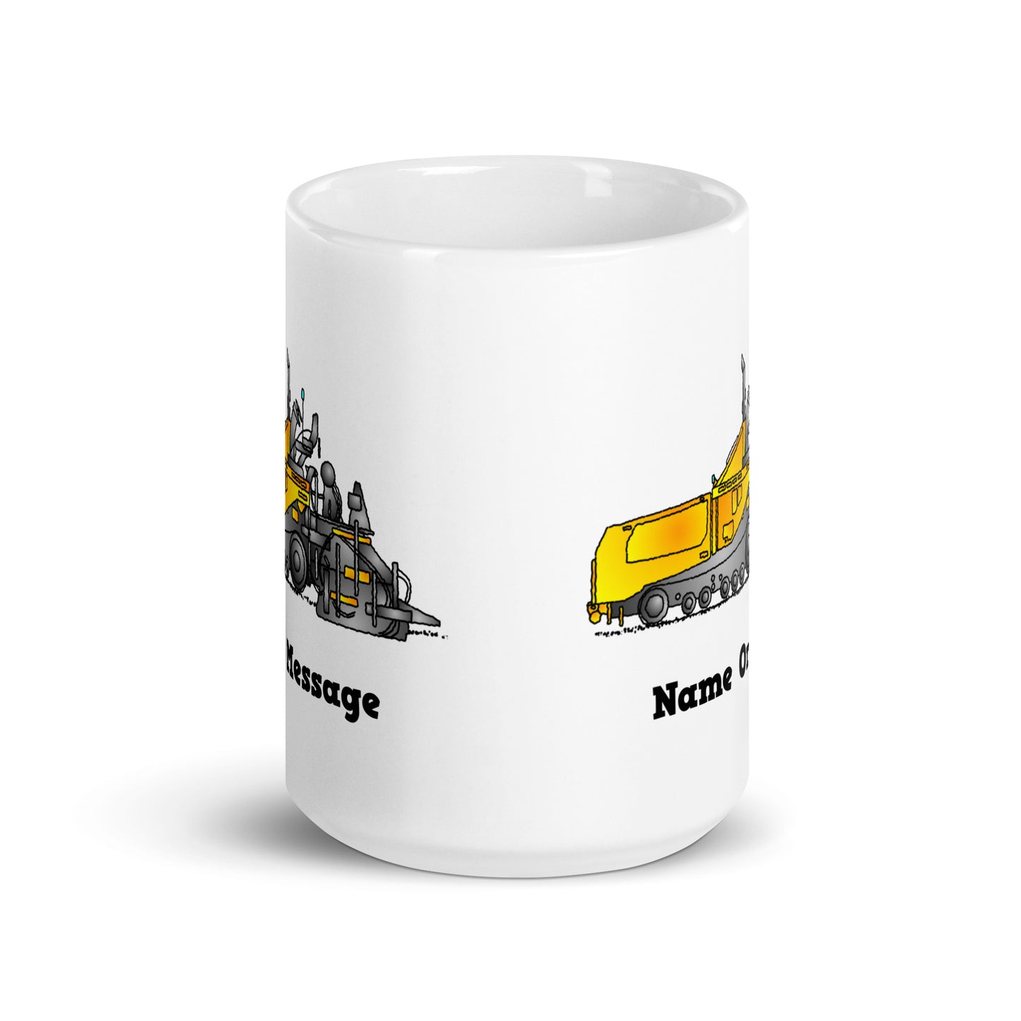 Personalized Asphalt Paver Mug