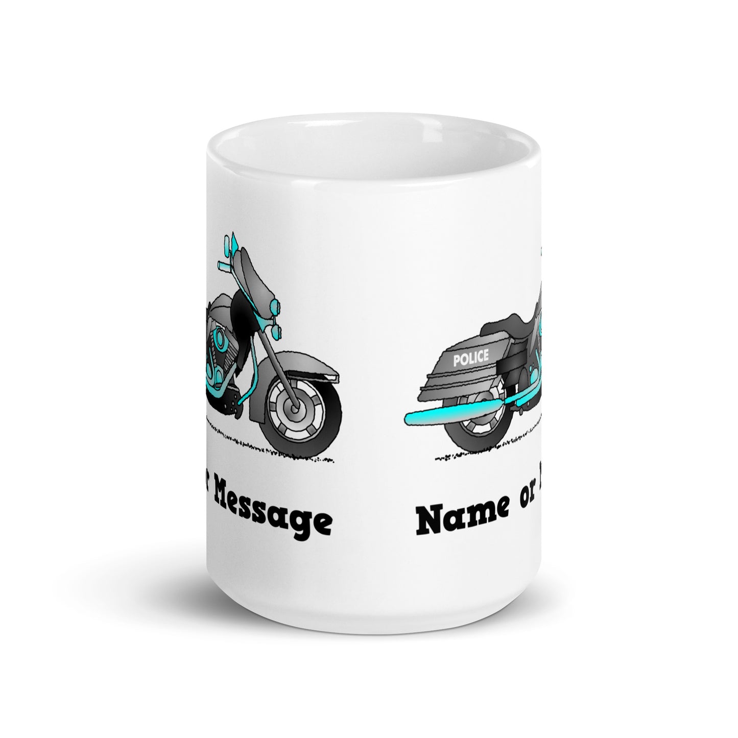 Personalized Police Motorbike Mug