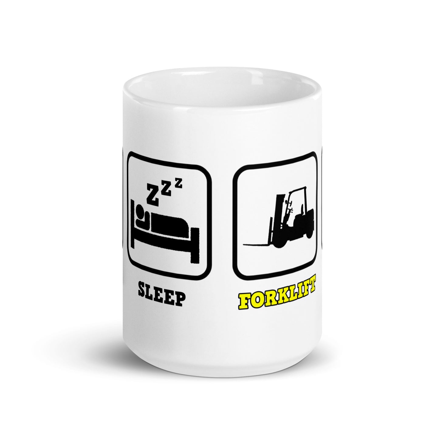 Eat Sleep Forklift Repeat Mug