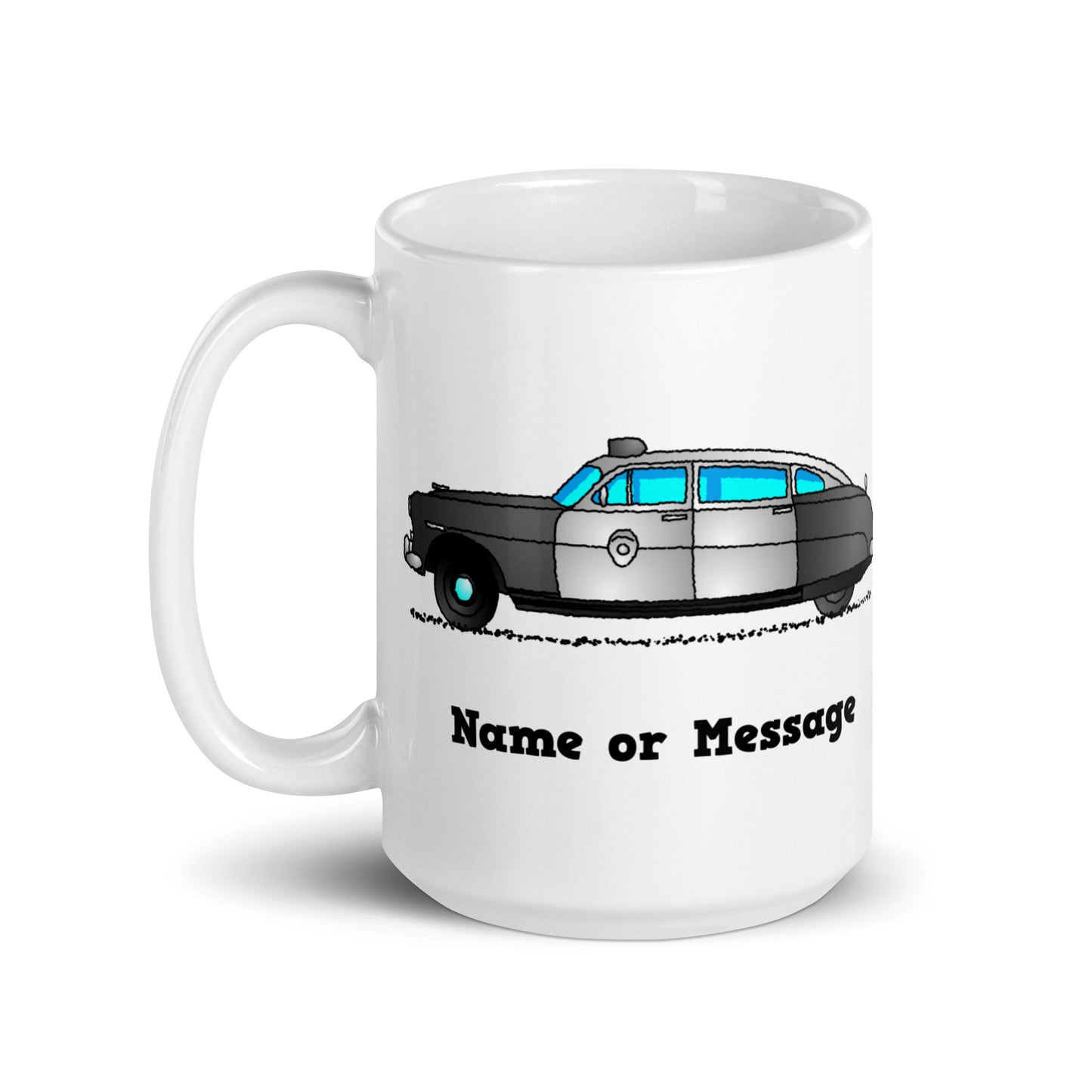 Personalized Classic American Police Vehicle Mug