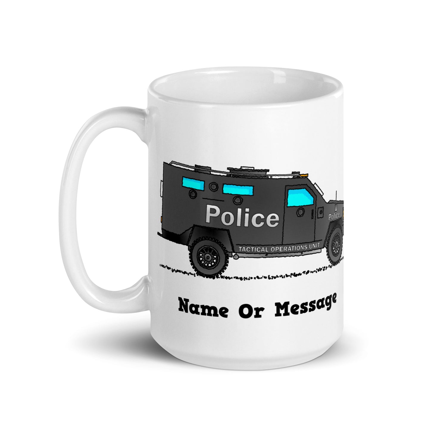 Personalized Police Tactical Operations Unit Mug