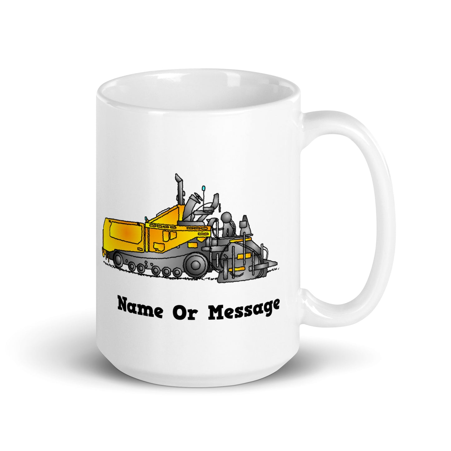 Personalized Asphalt Paver Mug