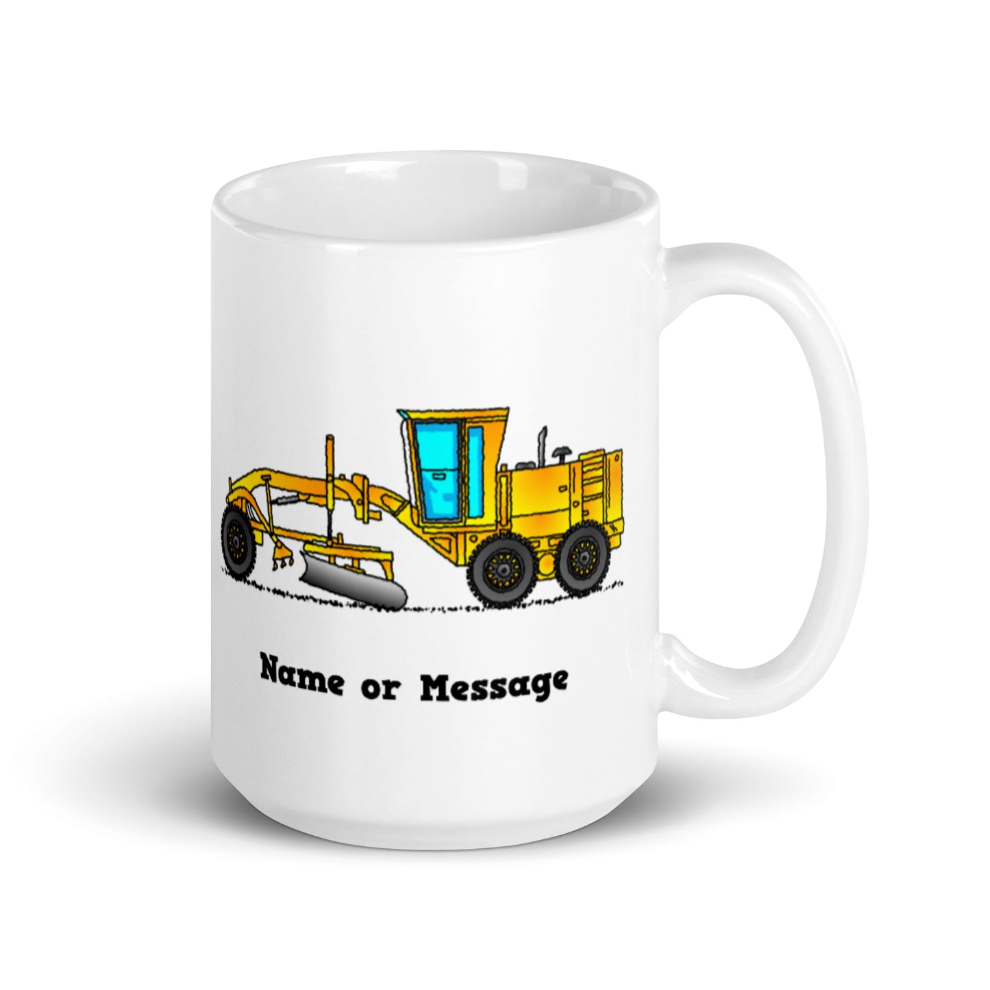 Personalized Yellow Grader Mug