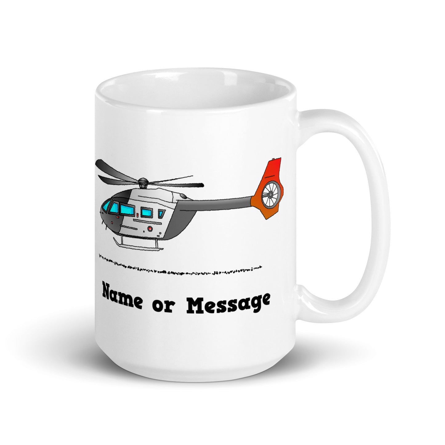 Personalized Police Helicopter Mug