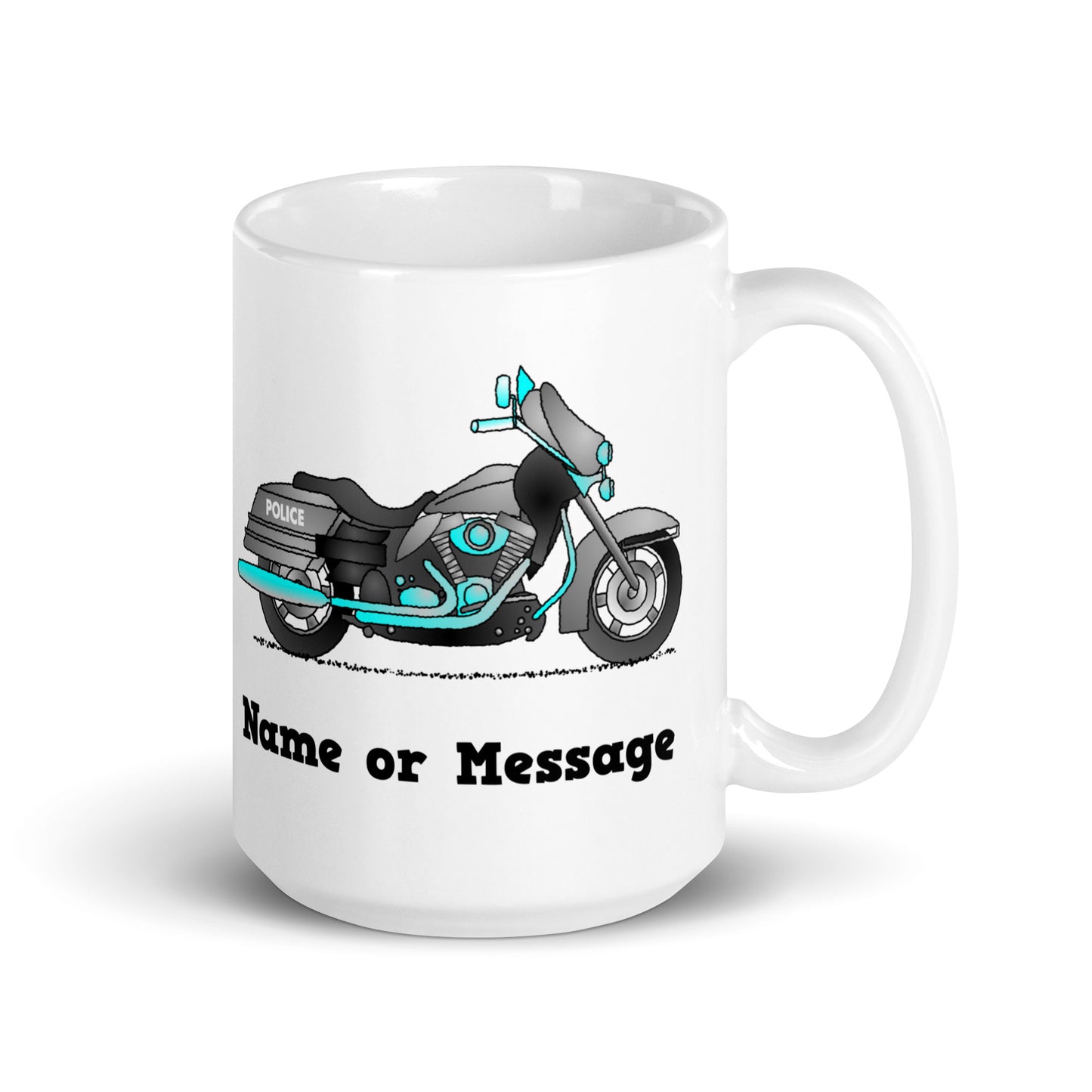 Personalized Police Motorbike Mug