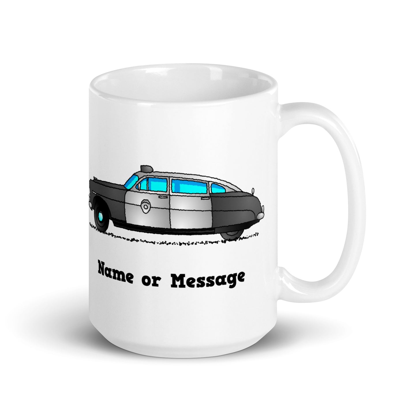 Personalized Classic American Police Vehicle Mug