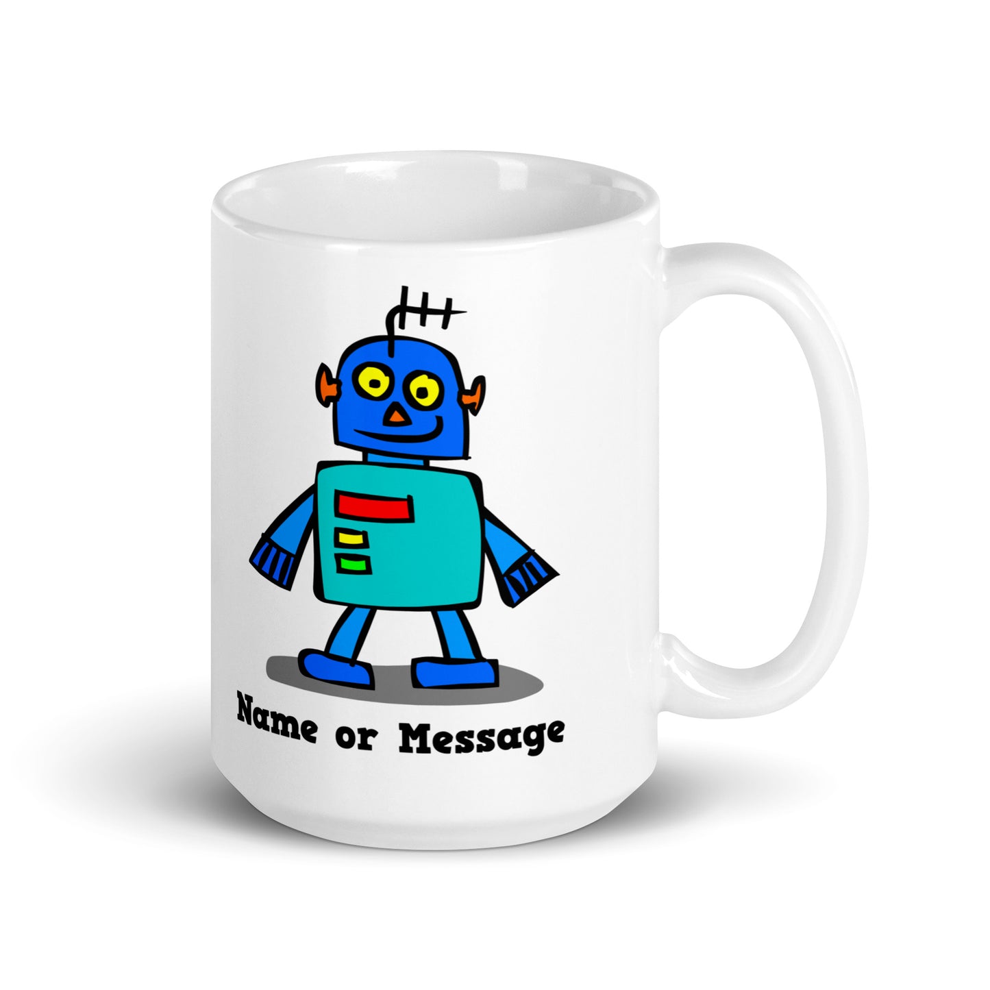 Personalized, The Magic Crayons Robots Mug