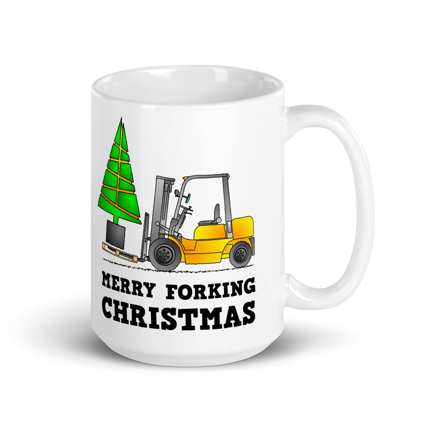 Merry Forking Christmas Mug