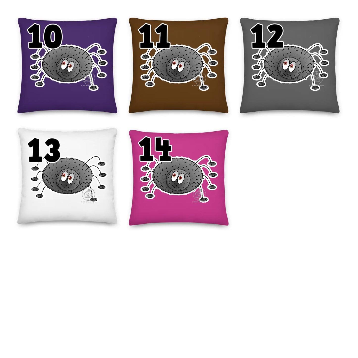 Purple Spider Pillow Cushion, Personalized P005