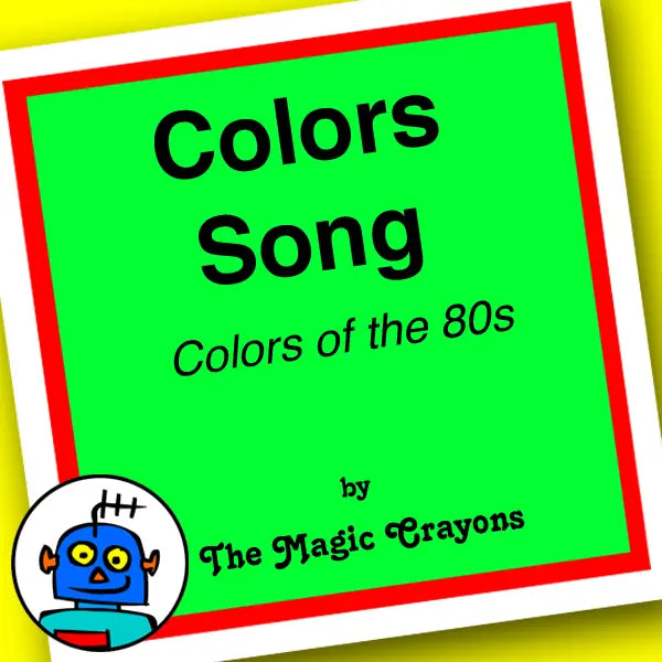 Colors of the 80's Song. English Colors Song