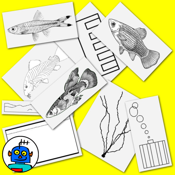 Fish Tank Art Craft | Digital Download