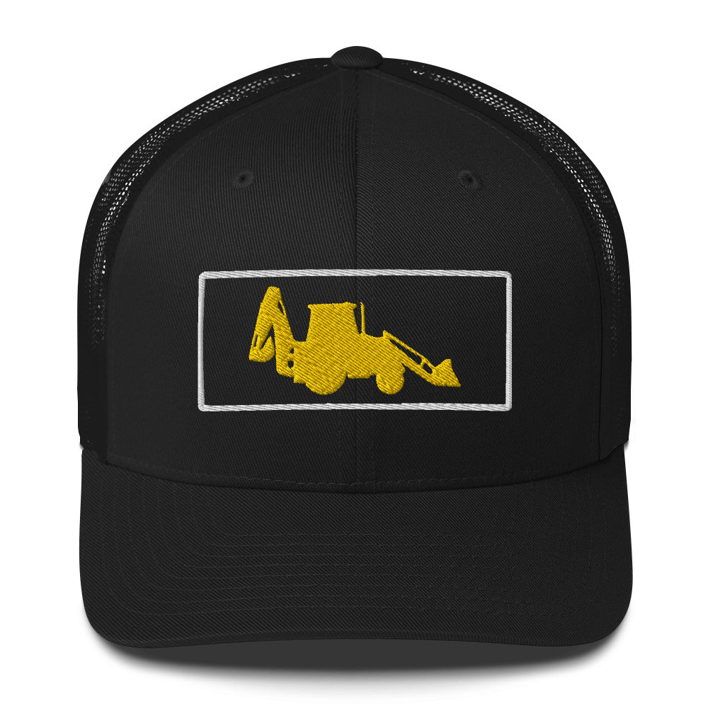 Backhoe Trucker Cap, Adult C004