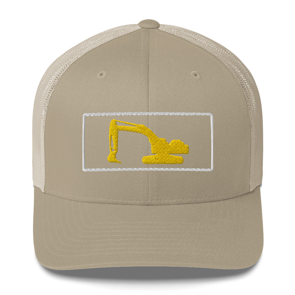 Excavator Cap. Heavy Equipment Construction Driver Trucker Hat C003