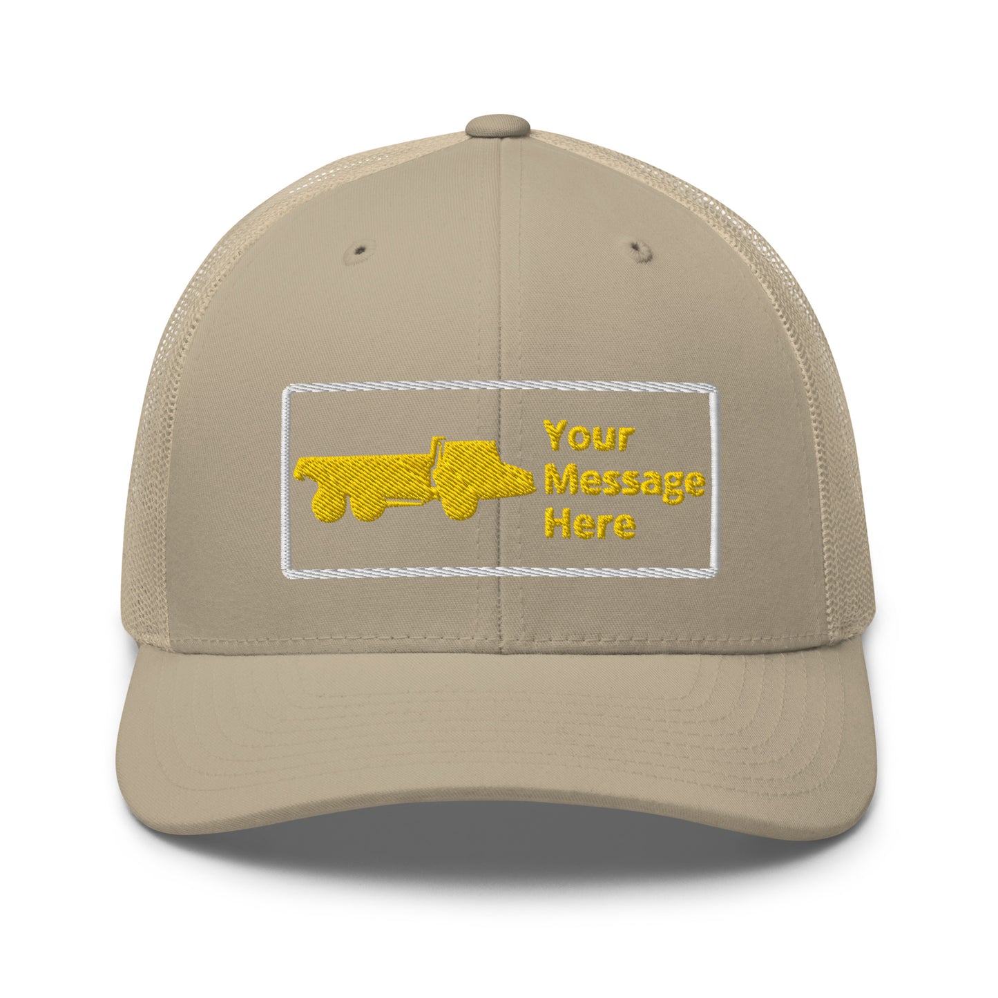 Articulated Hauler Cap. Heavy Machinery Trucker Hat for Driver Construction C026