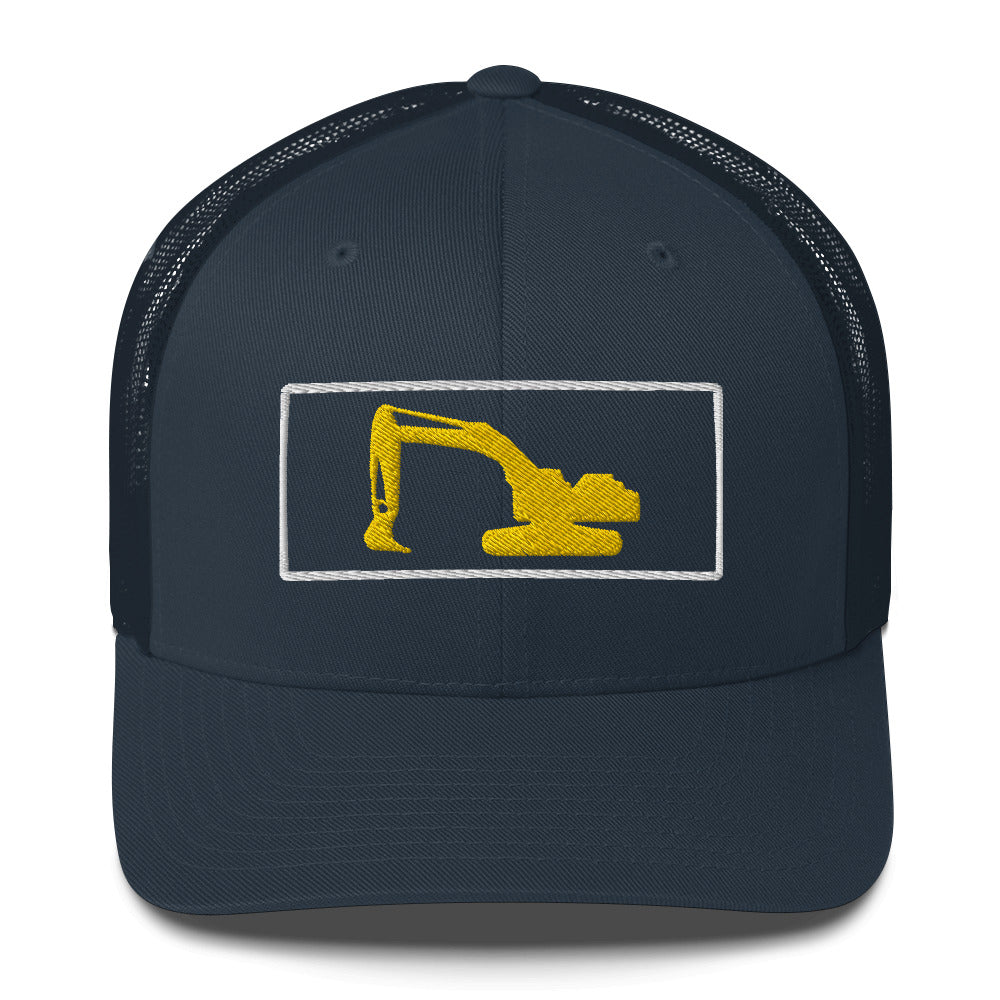 Excavator Cap. Heavy Equipment Construction Driver Trucker Hat C003