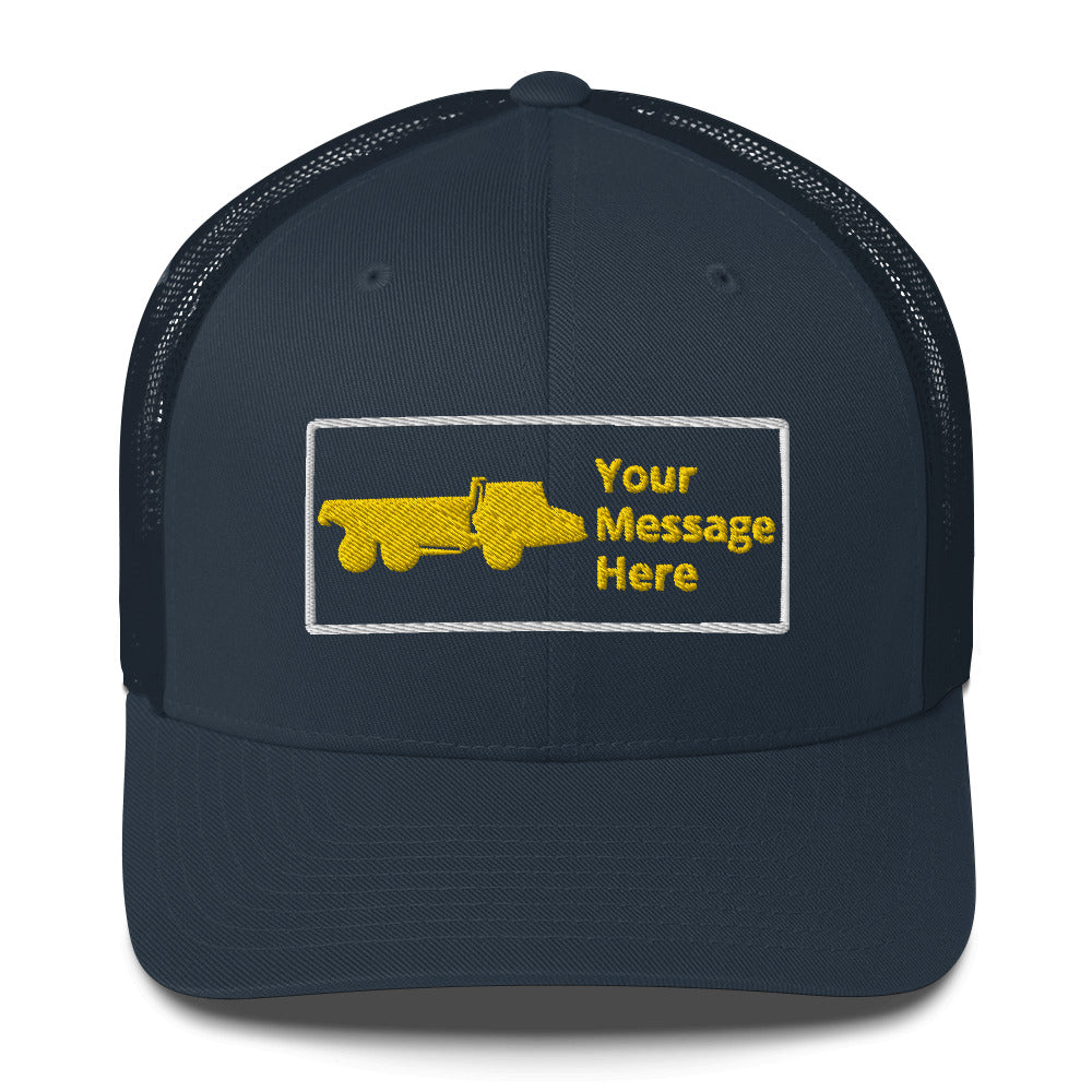 Articulated Hauler Truckers Hat, Adult, Personalized C026